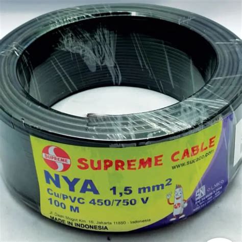 Kabel Nya Supreme X Meter Mm Mm Mtr Kawat Tunggal