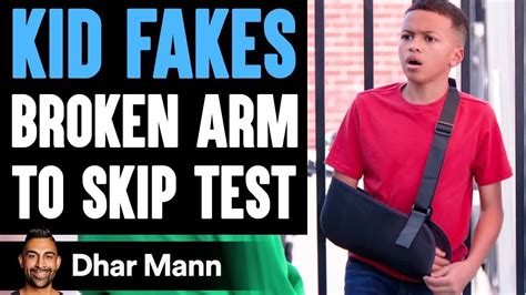 Kid Fakes Broken Arm To Skip Test Ft Thelethalshooter Dhar Mann