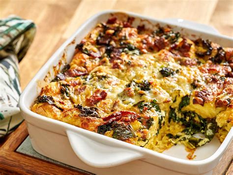 Bacon Cheese And Kale Strata Recipe