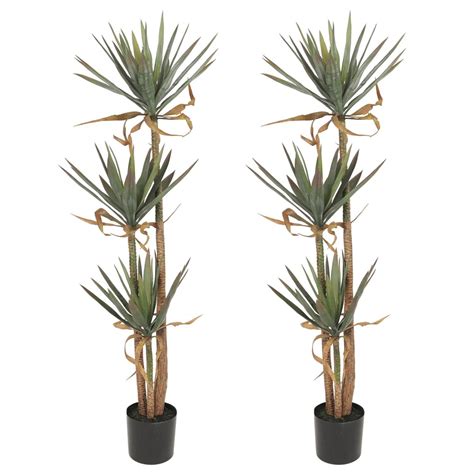 Yucca Artificiel Cm Lot De Leroy Merlin