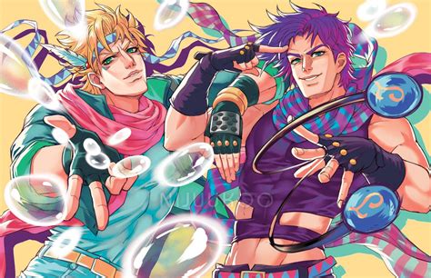 Joseph And Caesar In 2022 Jojo Anime Jojo Bizzare Adventure Jojo Bizarre