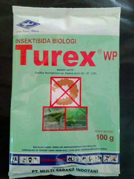 Jual Insektisida Turex Wp Insektisida Biologi Pembasmi Ulat Di