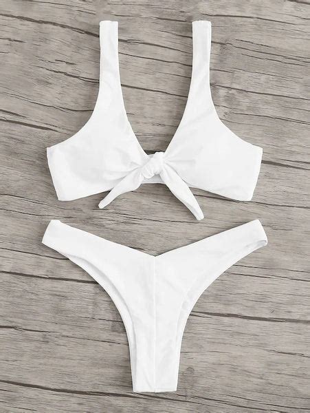 High Leg Knot Bikini Set Ncocon