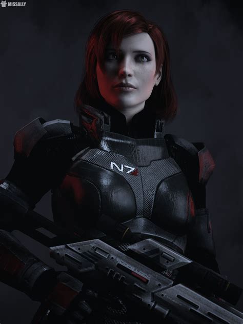 Shepard Commander Mass Effect By Alienally On Deviantart