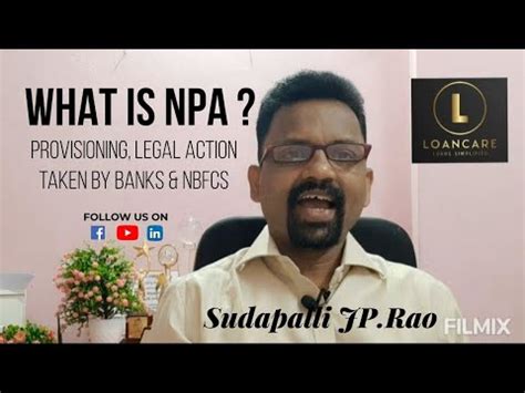 What Is Npa Provisioning Legal Actions Taken By Banks Sudapalli Jp