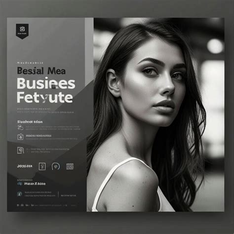 Creative Modern Business Social Media Post Design Template Premium Ai Generated Image