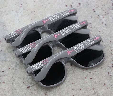 Personalized Sunglasses Custom Wedding Favors Bachelorette Etsy