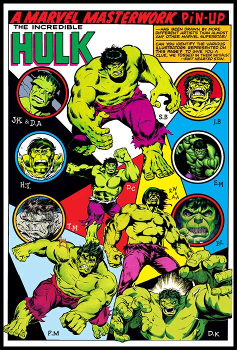 Simon Williams Comic Artist Favourite Artists The Incredible Hulk