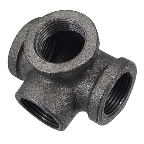 Pipe Fitting Malleable Iron Black Side Outlet Tee Female Shopee