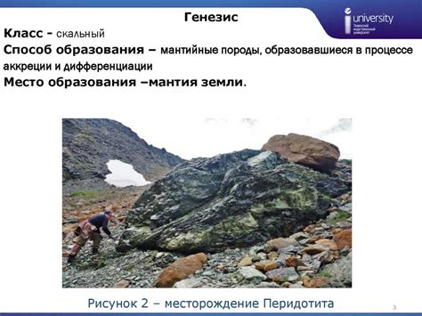 Перидотит. Характеристика Перидотита - презентация онлайн