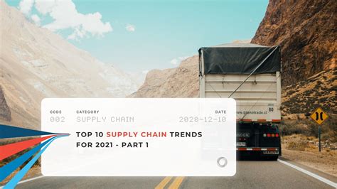 Top 10 Supply Chain Trends for 2021 - Part 1