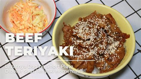 100 Bahan Lokal Resep Beef Teriyaki Ala Hokben YouTube