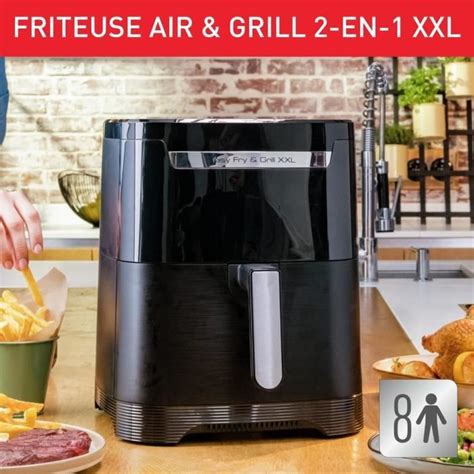 Moulinex Easy Fry Grill Xxl Friteuse Sans Huile Gril Capacité 6 5 L Jusqu’à 8 Personnes 8