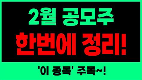 공모주 2월 공모주 한번에 정리이 종목 주목~🔥 이닉스 Ibk스팩24호 에이피알 공모주 2월공모주 24년