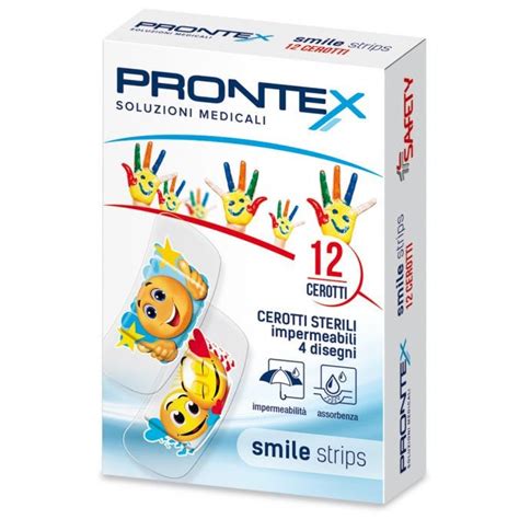 Prontex Cerotto Smile Strips 12 Pezzi WeFarma