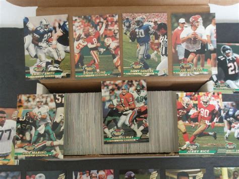 BOWMAN Fleer PINNACLE Pro Set SCORE Skybox TOPPS Football COMPLETE Sets