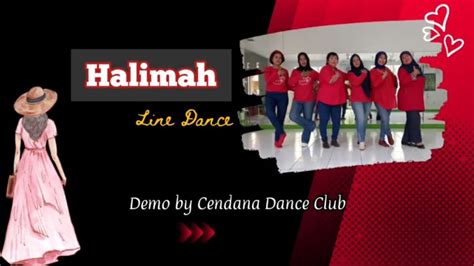 Halimah Line Dance Demo Choreo Jun Andrizal Ina And Lily Kho