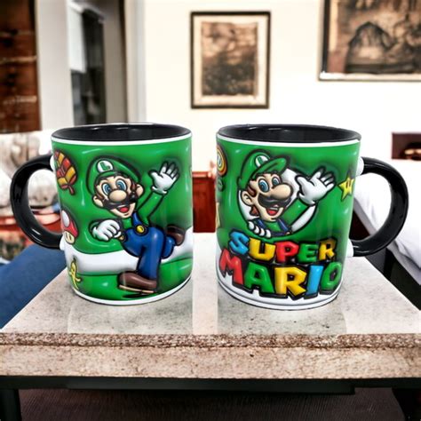 Canecas para Café Luigi Turma Super Mario Elo7