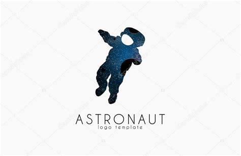 Logo de astronauta Logo cósmico Logo de estrellas y planetas Logo