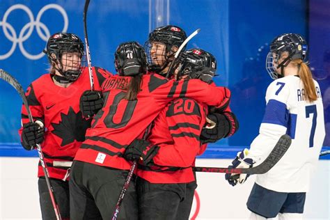 Team Canada Cruises To Second Womens Hockey Win Of Beijing 2022 Team Canada Official