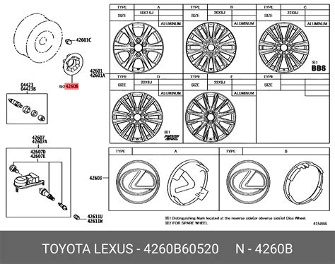 4260b 60520 Genuine Toyota 4260b60520 Land Cruiser 202107 Fja300