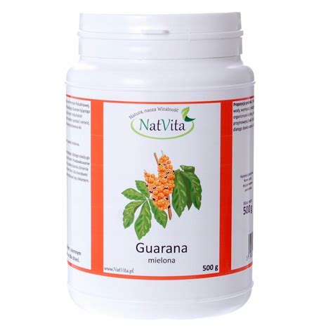 Guarana Mielona 500g Natvita 7840894811 Oficjalne Archiwum Allegro