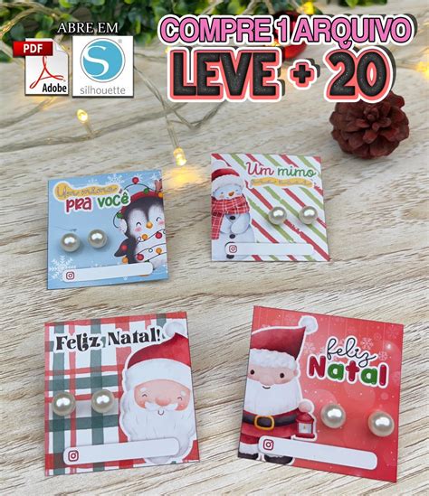 Arquivo De Corte Natal Card Brinco St Pdf Elo