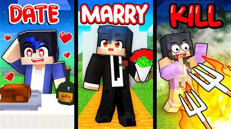 Aphmau But Date Marry Kill In Minecraft Parody Storyeinaaron And Kc Girl Youtube