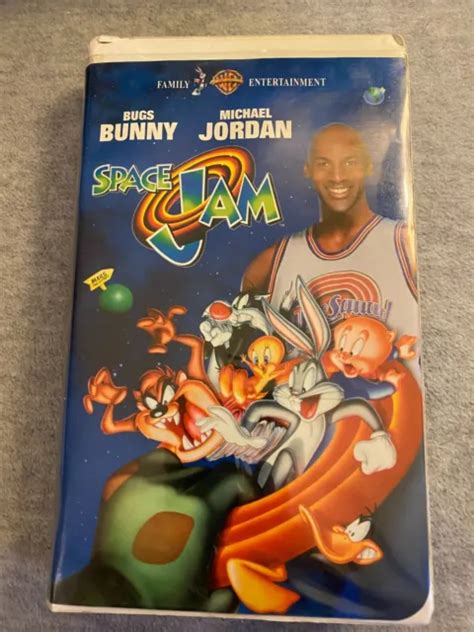 Space Jam Clamshell Vhs Michael Jordan Bugs Bunny Warner Brothers £3 08