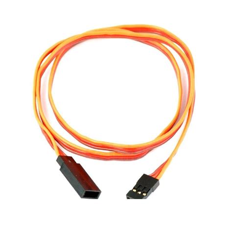 Safe Connect Flat Cm Awg Servo Lead Extension Jr Cable One Male