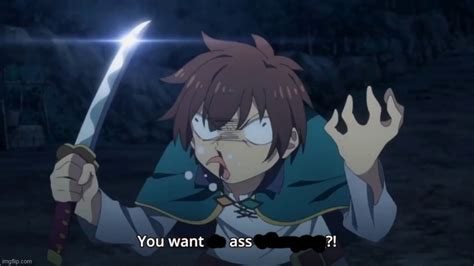 Kazuma Is A Serious Oppai Fan Imgflip