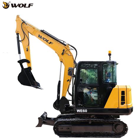 Chinese Mini Excavator 6 Ton High Quality Digger With Euro V EPA Engine