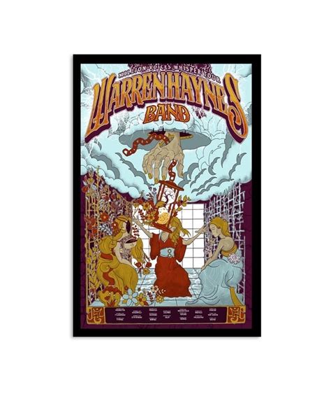 Poster Warren Haynes The Million Voices Whisper Tour Poster X