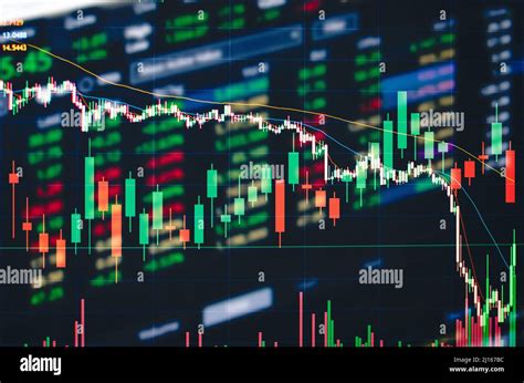 Business Graph Charts Of Financial Conceptstock Market Exchange