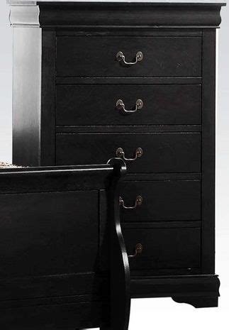 ACME Furniture Louis Philippe Black Chest | Furniture Time