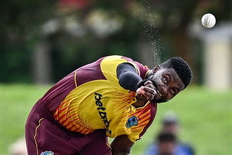 Romario Shepherd Delivers The Ball ESPNcricinfo