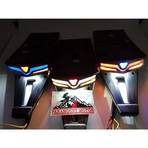 Jual Lampu Stop Spakbor Belakang Dtracker 150 Klx Model 3 In 1 Shopee