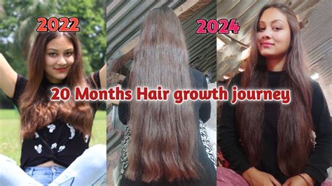 Hair Growth Journey Fast Hair Growth In 20 Months Hair Growth Time Lapse Youtube