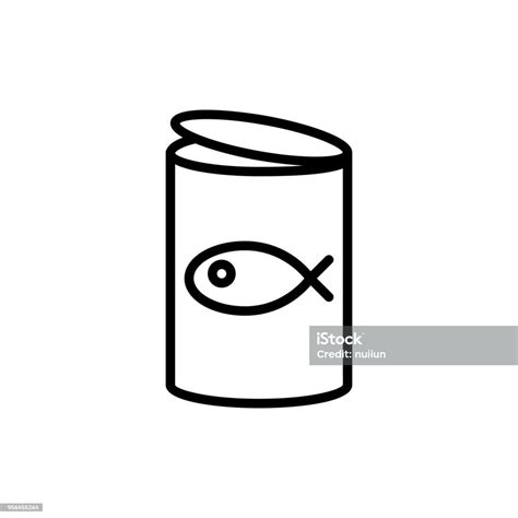 Fish Can Icon Stock Illustration Download Image Now Can Canned