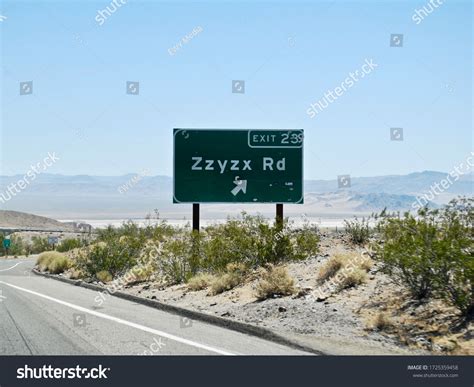 Zzyzx California 2017 Zzyzx Road Exit Stock Photo 1725359458 | Shutterstock