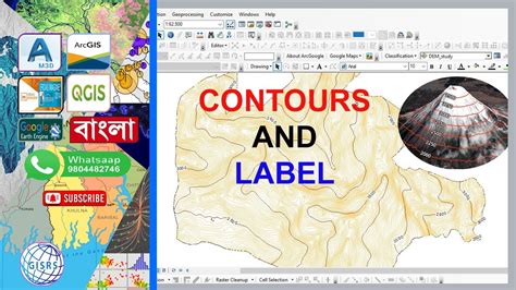 Generate And Label Contours Lines From Dem In Arcgis How To Create