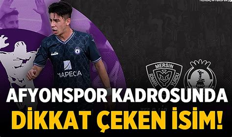 Yeni Mersin İdman Yurdu Afyonspor maçı kamp kadrosunda dikkat çeken