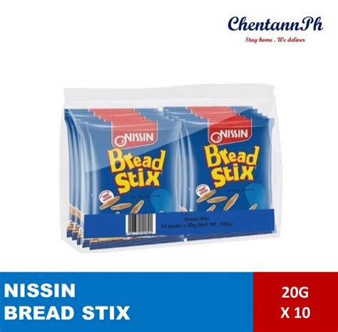 Nissin Bread Stix Original 20g X 10 Pieces Lazada Ph