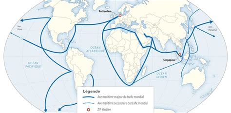 Les Principales Routes Maritimes Mondiales