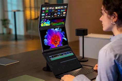 CES 2024 Asus Visar Upp ZenScreen Fold OLED En Portabel Och Vikbar