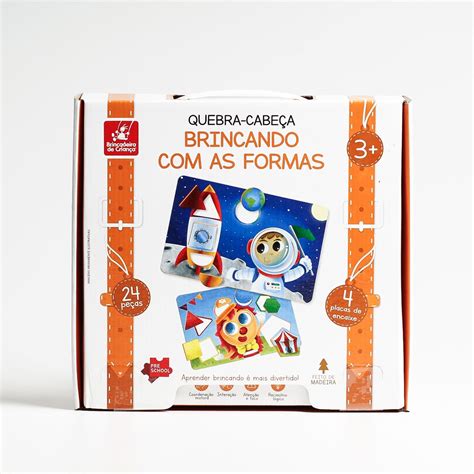 Quebra cabeça Brincando as formas Brinquedos Educativos e