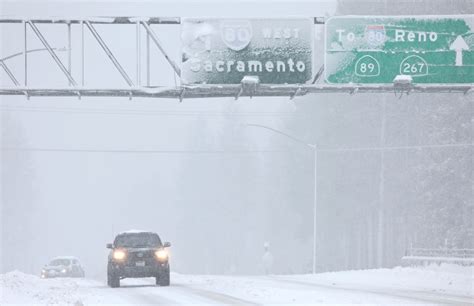 Pron Stico De Tormenta De Nieve En Sierra Nevada M S Nieve En Camino