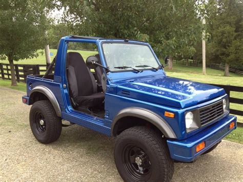 Blue Suzuki Samurai Suzuki Samurai Suzuki Vitara 4x4 Suzuki