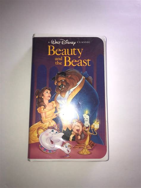 Walt Disneys Beauty And The Beast VHS 1992 Black Diamond Etsy