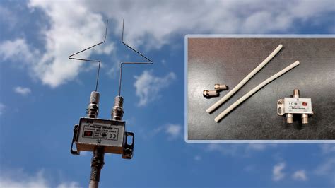 Como Hacer Una Antena Para Tv Facil Y Rapido How To Make Antenna TV